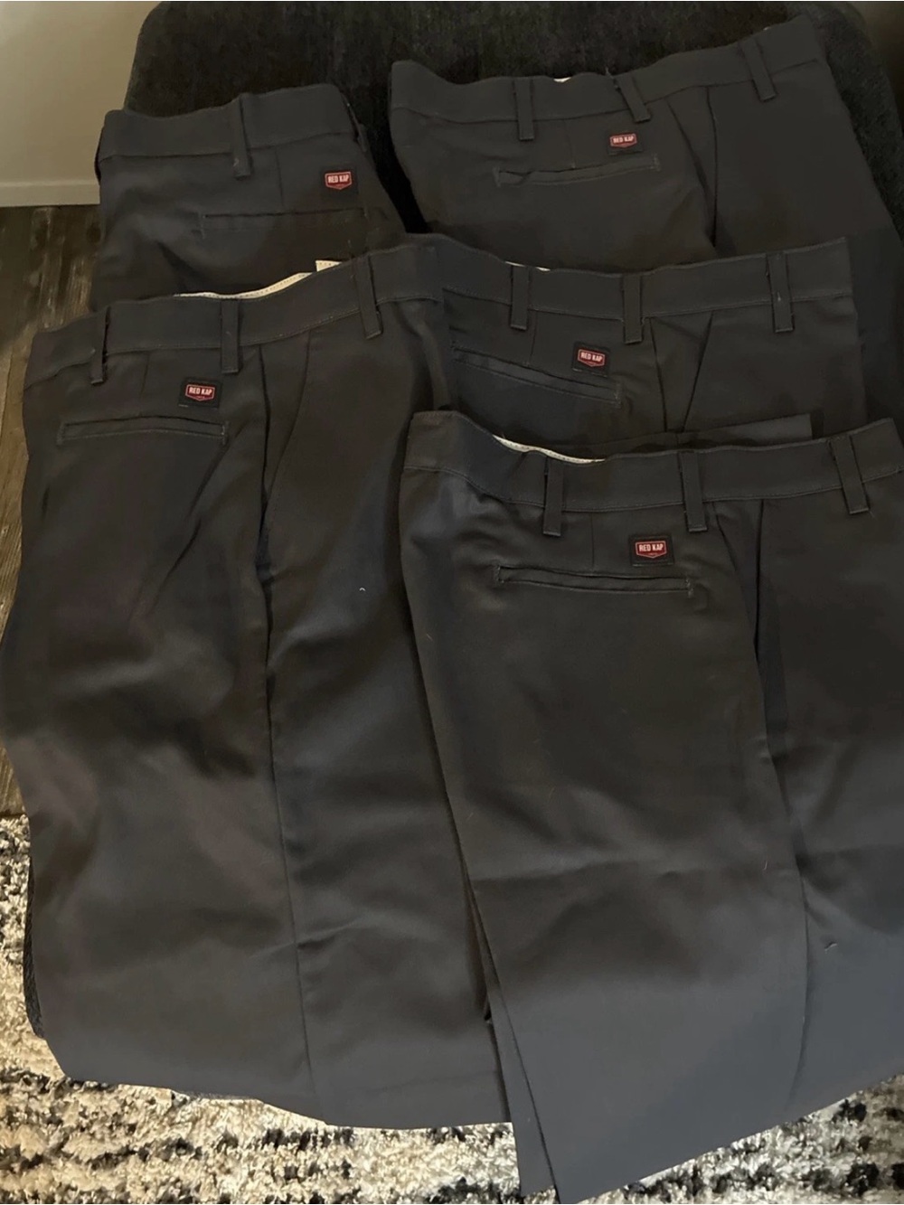 Dickies Men's Black Work Pants - Classic Fit 38x30